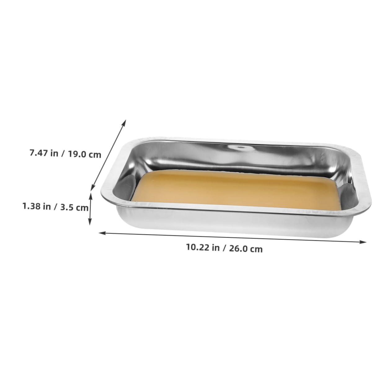YARNOW Plateau De Dissection en Acier Inoxydable 2 Pièces : Plateau De Dissection Recouvert De Cire pour La Recherche Scientifique, Médicale Et Anatomique – Idéal pour Les Écoles Et Les