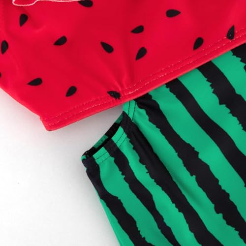 Image of Alakuoti Girls One Piece Swimsuits Cutout Ruffle Bathing Suit Quick Dry Beach Swimwear with Adjustable Strap 5-14 Years