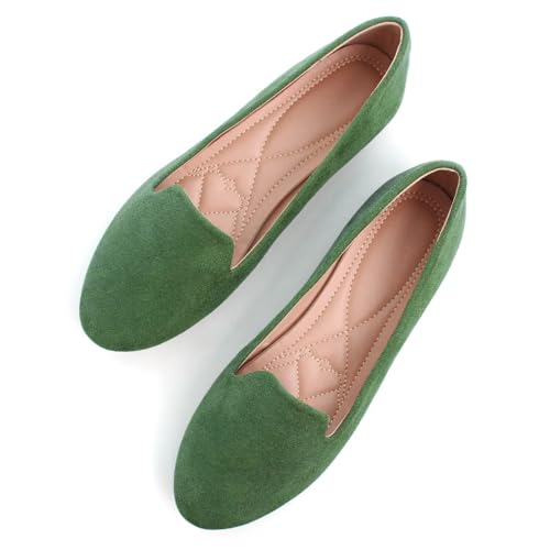 Image of SAILING LU Women Round Toe Comfortable Ballet Flats | Shoes for Women, Dressy, Slip-ons, Loafers