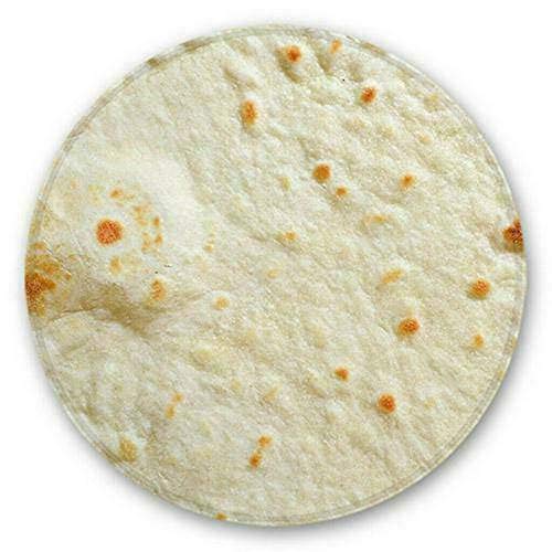 Couverture Tortilla Mexicaine 120cm jeté de lit flanelle molleton