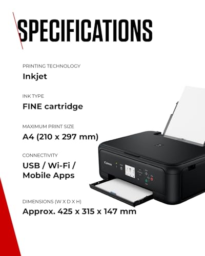 Canon PIXMA TS5150 Wireless All-in-One Home Printer - Image 6