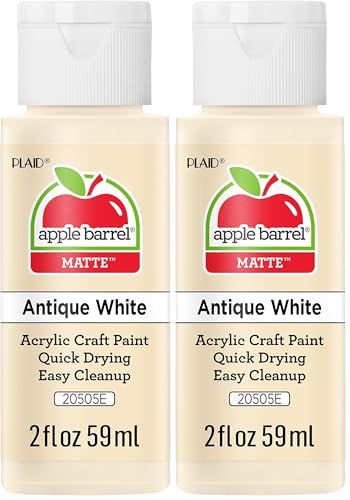 Image of Apple Barrel Acrylic Paint, 2 oz, Antique White | Pack of 2 | 20505