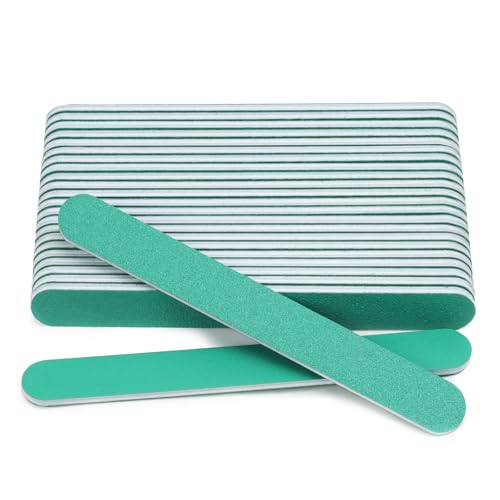 Limes à ongles professionnelles grain 100/180 robustes pour faux ongles et polygel