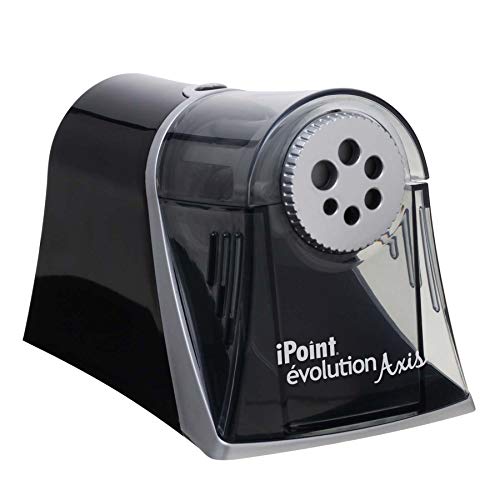 Taille-crayon noir Westcott iPoint Evolution Axis ACM15509-A1 pour bureau