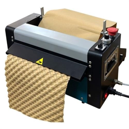 Image of Paper Bubble Machine | Kraft Paper Packaging System | Eco-Friendly Alternative to Plastic Wrap | Cushioning on Demad | Aesthetic Premium Packaging | 1 Machine with 2 Paper Packs