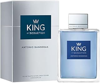Antonio Banderas Perfumes - King of Seduction - Eau de Toilette Spray for Men, Masculine, Intense and Energetic Fragrance with Bergamot and Apple - 200 ml