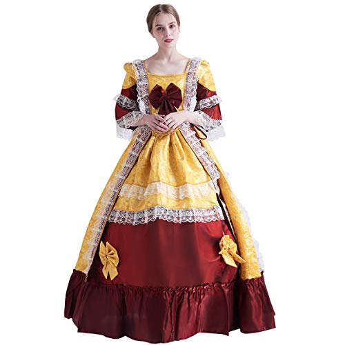 Jupe médiévale gothique à taille haute ajustable pour éviter l'inconfort en bal