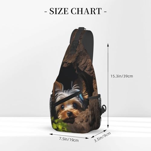 Bolso bandolera pequeño para senderismo para mujer y hombre miniatura 3