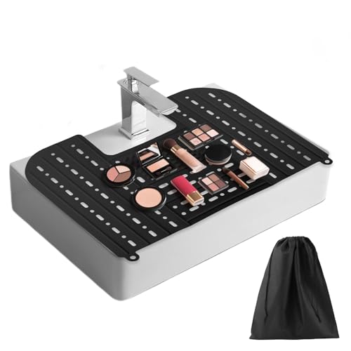 Kryslanix Bathroom Sink Cover for Counter Space With Storage Bag, 22 * 17