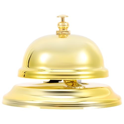 ULTECHNOVO Campanello da Tavolo in Lega per Hotel e Bar Suono e Forte Design Compatto e Leggero per Ristorante Reception e Gioco Stile e Colore Assortiti Colore Casuale Colore Casuale