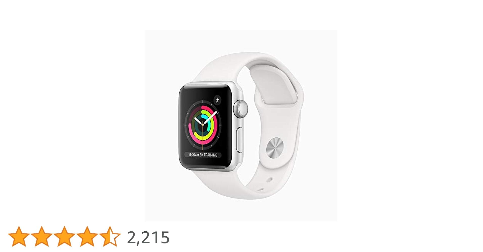 Apple Watch - apple watch 3 38mm white gps アルミ Restored Apple Watch Series 3 GPS - 38mm - Sport Band