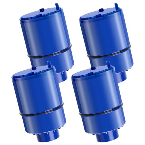 Image of Fil-Fresh 4-Pack PURWater Filter Replacement for RF-9999 PURPLUS Faucet Water Filtration System, NSF Certified, Replace Mineral Core Faucet Mount Water Filter