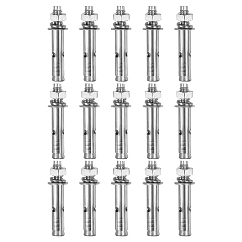 DTGN M8x60 Expansion Bolts 304 Stainless Steel for Concrete 25Pcs