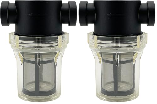 Image of 1 /2 inch Female NPT in-Line Strainer with 100 mesh Stainless Steel Filter Screen (1 /2 inch 100 Mesh) (Pack of 2)