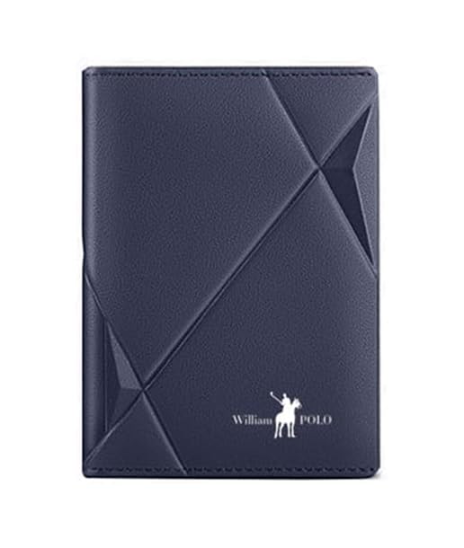 Carteira Willian Polo 100% Original Slim (Azul Marinho)