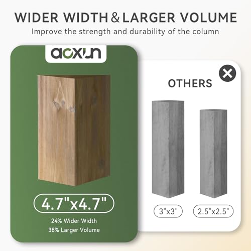 Image of Aoxun 20' x 12' Outdoor Wood Gazebo, Hardtop Gazebo Permanent Wooden Pavilion with Galvanized Steel Double Roof, and 19.7 FT Power Outlet,for Backyard, Garden, Deck, Cedar Wood, Grey
