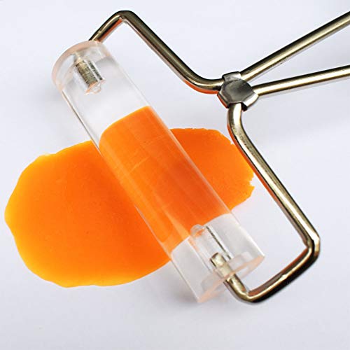 Image of Acrylic Roller, Ideal for Anti Skid Tape Construction Tools, Clay Rolling Pin and Stamping Tools (4-Inch, Clear)