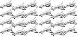 ArtCreativity Diecast Metal Space Shuttles, Set of 12, Durable Diecast NASA Space Ship Toys for Boys, Astronaut Cake Decorations, Astronaut Space Theme Party Favors, Goodie Bag Fillers (Pack of 2)