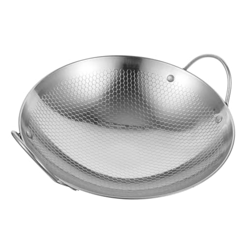 Wok de acero inoxidable IMIKEYA estructura panal  pequeño miniatura 1