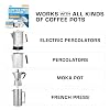 COLETTI Coffee Pot Cleaner Coffee Percolator Cleaner, Coffee Cleaning Tablets Descaler for Stainless Steel Percolator, Moka Pot, French Press Individually Wrapped Tablets [Pack of 24]