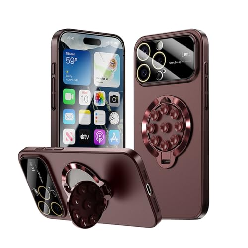 Coque iPhone 12 Pro Max avec ventouse et support magnétique pour éviter les chutes du téléphone