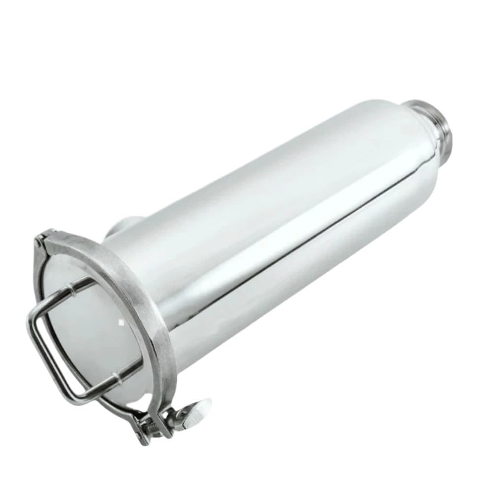 Winkelstück, 76 mm Rohr x 7,6 cm Tri-Klemme, Inline-Filtersieb, SUS304 Edelstahl, 100 Mesh