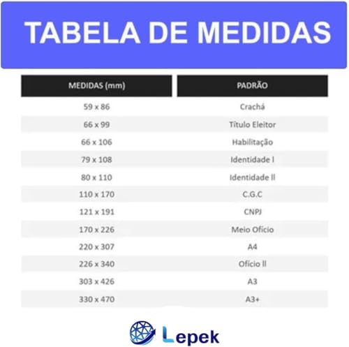 Polaseal A4 200 unidades Plástico para Plastificação Pouch Film 0,05 - LEPEK