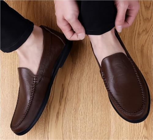 Mens Loafers Business Casual Shoes Leather Comfortable Wedding Dress Shoes for Men Office Work4