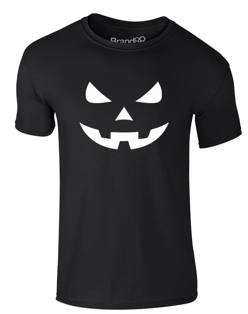Brand88Pumpkin Face, Adults T-Shirt