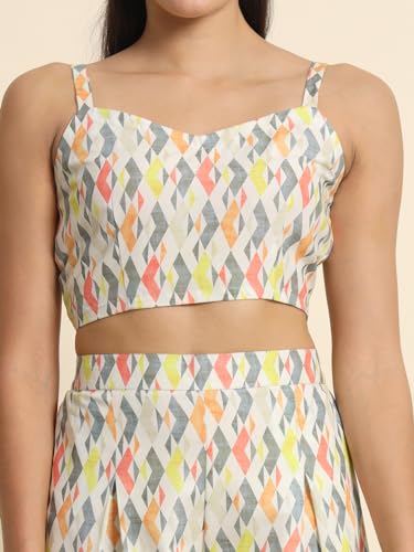 Image of Womens 2-Piece Printed Coord Set | Treanding Top & Plazzo Co-ord Set