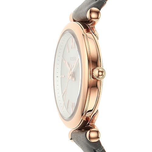 Fossil ES5068 Women'S Carlie Mini Quartz Stainless Steel And Leather Watch thumb #1