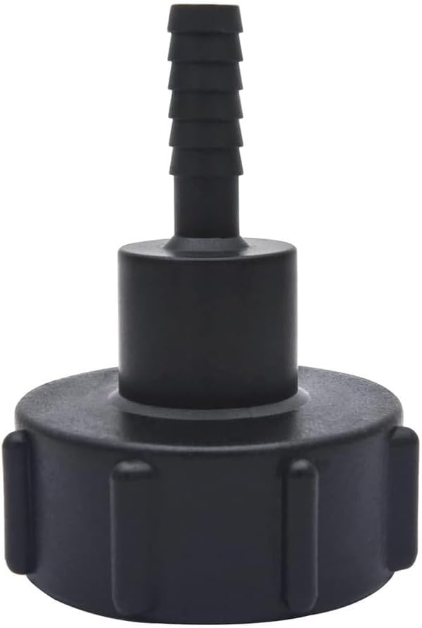 IBC Tank Connector with Sealing Ring for Water Butt and Storage Tank Applications Requiring Stable Liquid Flow (12mm)
