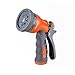 Fuxtec Spiralschlauch-Set 15 m: Gartenschlauch zum Wässern von kleinen Flächen,Pflanzen und Blumen auf Terrassen und Balkonen, inkl Gartenbrause,2 Schlauchstücken und Hahnstück