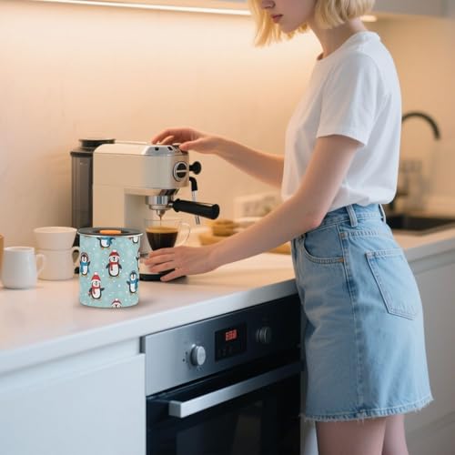 Contenedor hermético de acero para café 900 ml DOMIKING miniatura 7