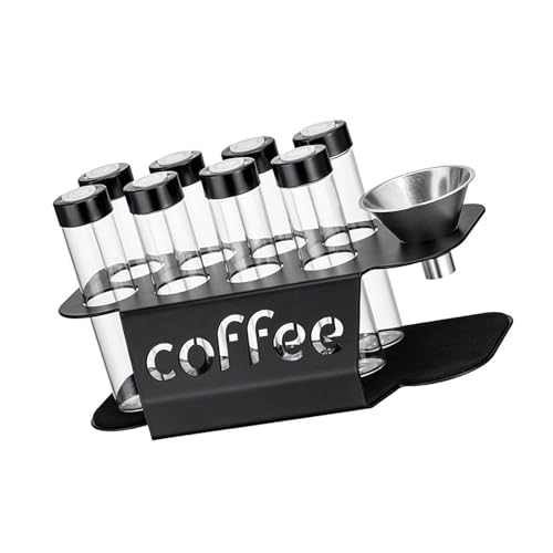 Set almacenamiento café 8 tubos con sello reforzado