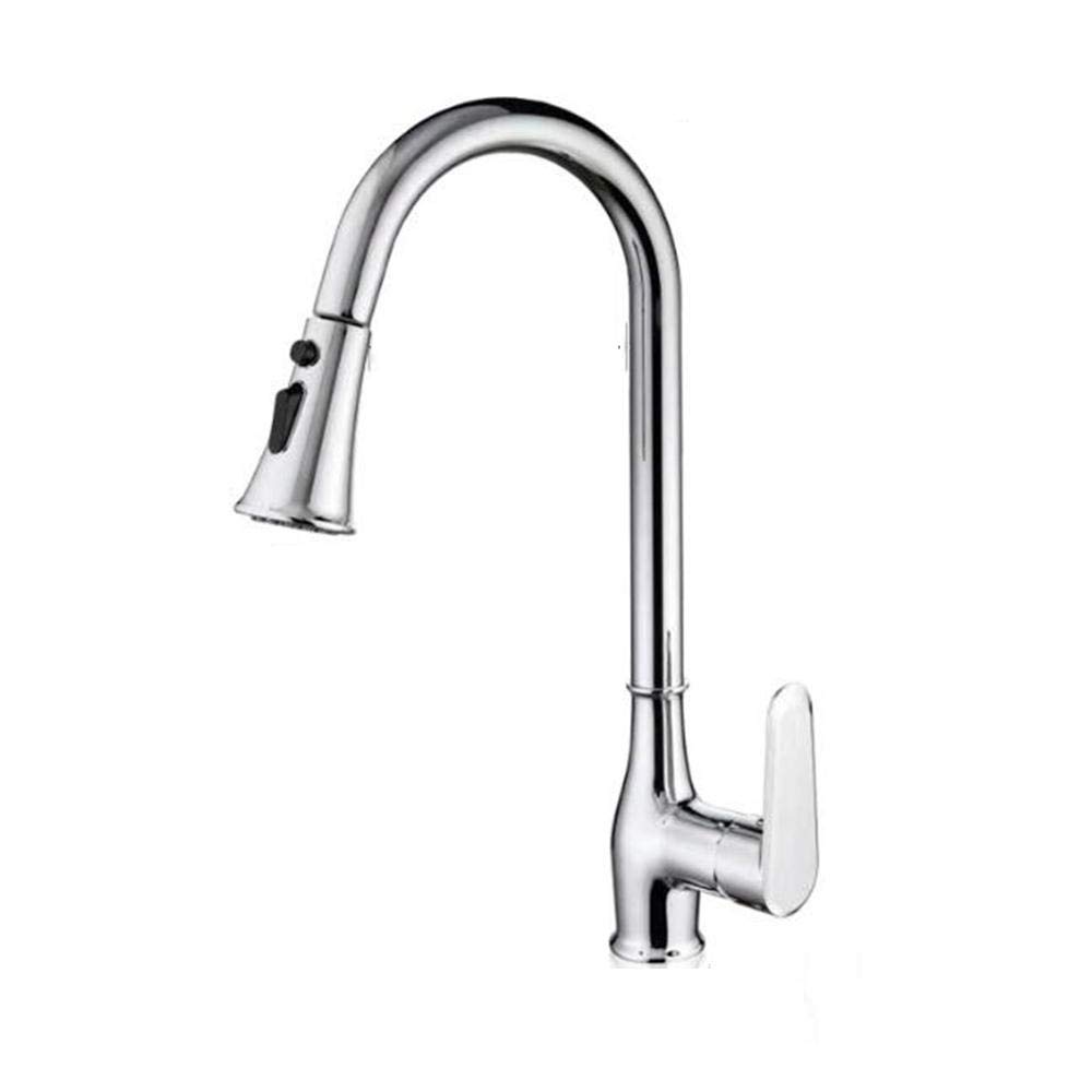 Robinet de cuisine télescopique pour nettoyer facilement le grand évier