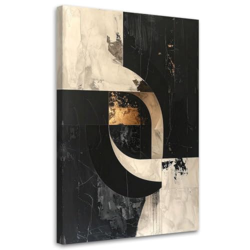 Lienzo abstracto vertical de formato grande 50x70 cm que realza la elegancia de tu oficina
