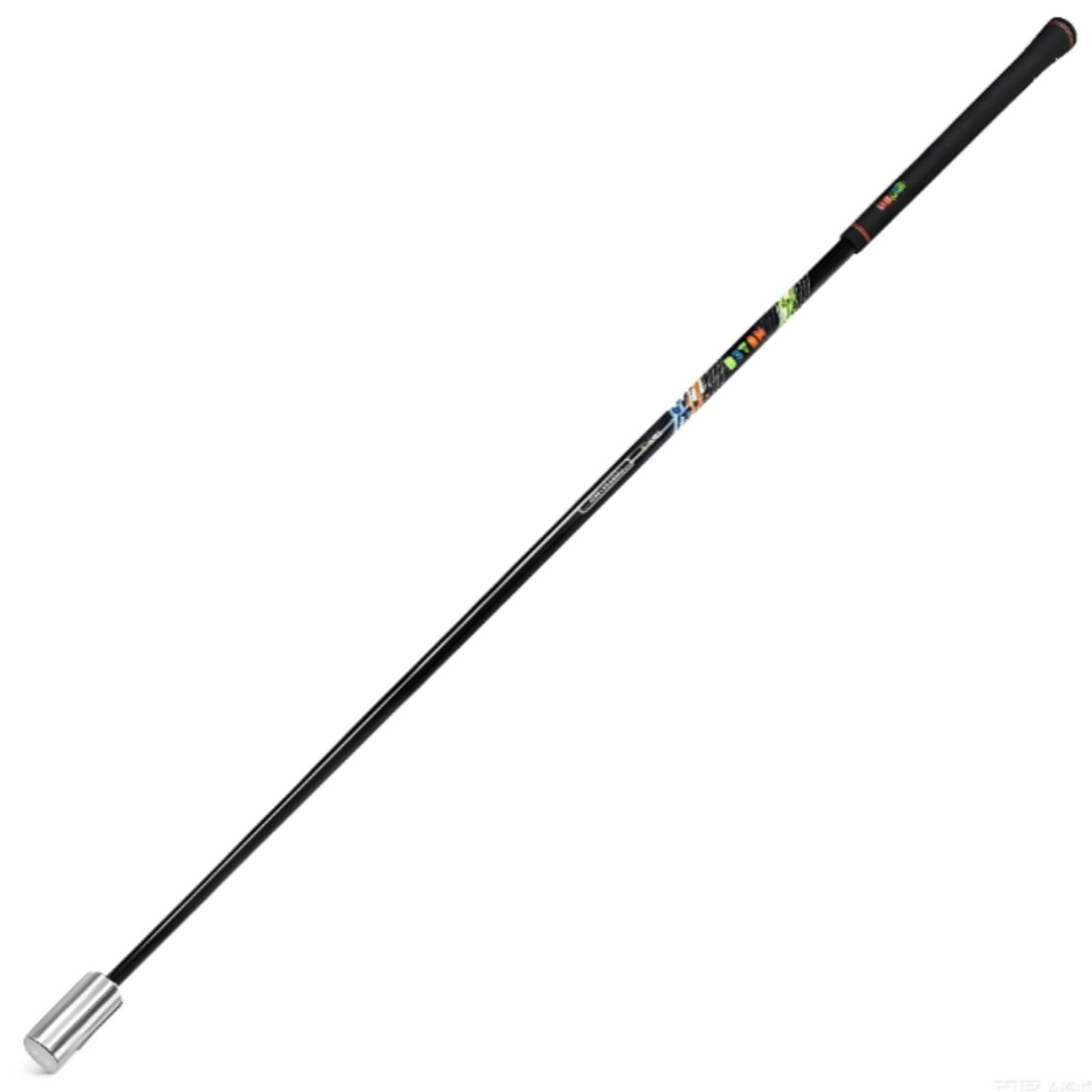 Golf Schwungtrainer Golfschläger Trainingshilfe Übungsstab Trainingsgerät aus Stahl Und Gummi zur Anpassung der Übungsintensität Und Zum Aufbau von