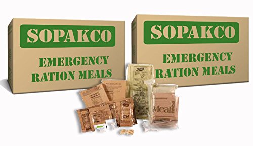 MRE MEALS - EMERGENCY FOOD - SURVIVAL FOOD WITH A HOME-STYLE TASTE! Thats exactly what you get with this DOUBLE Case of SOPAKCO MREs containing a total of 28 wholesome delicious entrees.