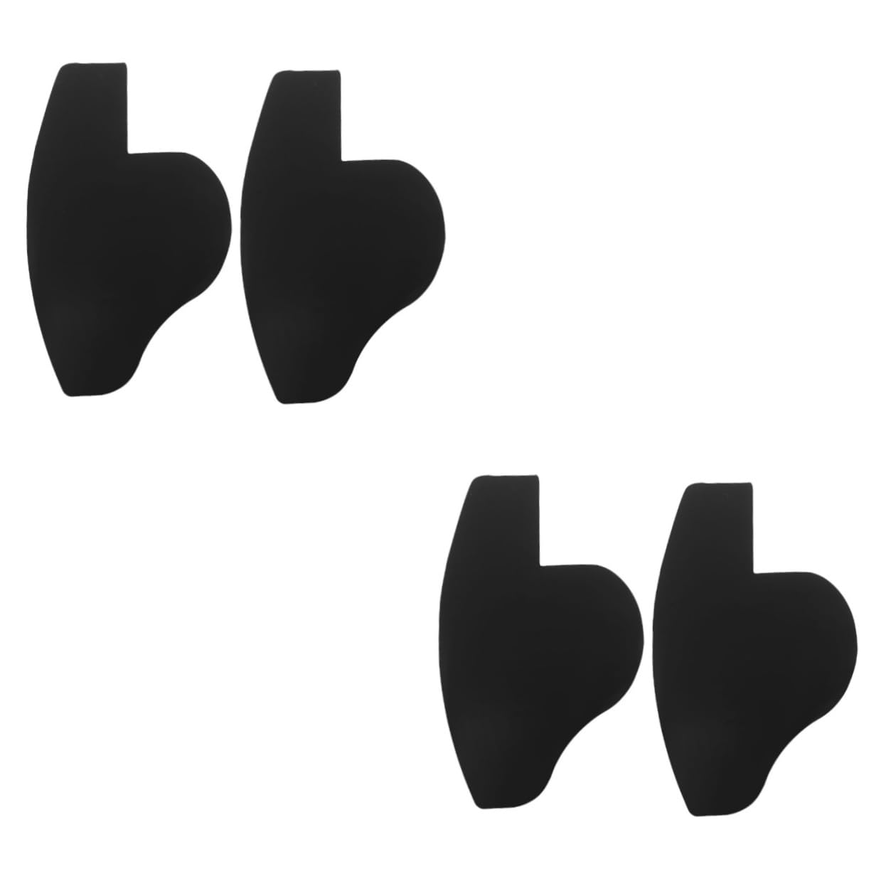 Mikinona 2sets Beard Liner Tool Shape up Tool for Hairline Hairline Shaping Cards 2pcs*2