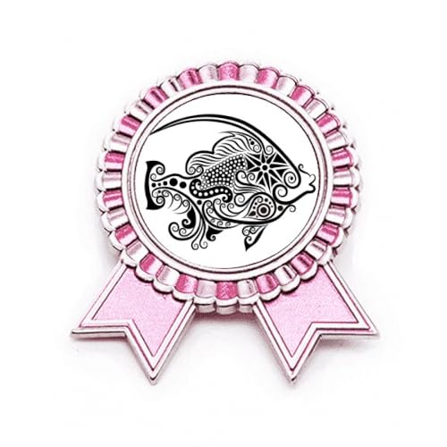 Broche poisson dessin ligne pour sublimer vos vestes et sacs