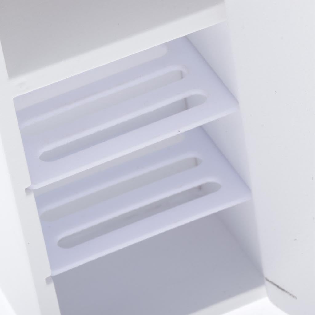 Mini Frigo Giocattolo In Legno Bianco Per Cucina