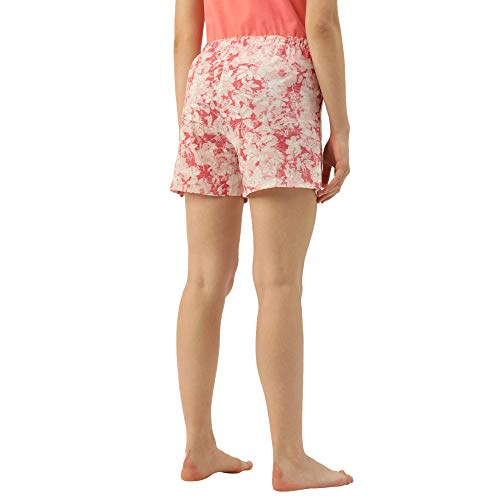 Image of Enamor Drawstring Mid Thigh Length Mid Rise Basic Shorts - Relaxed Fit, Super Soft Cotton - E062