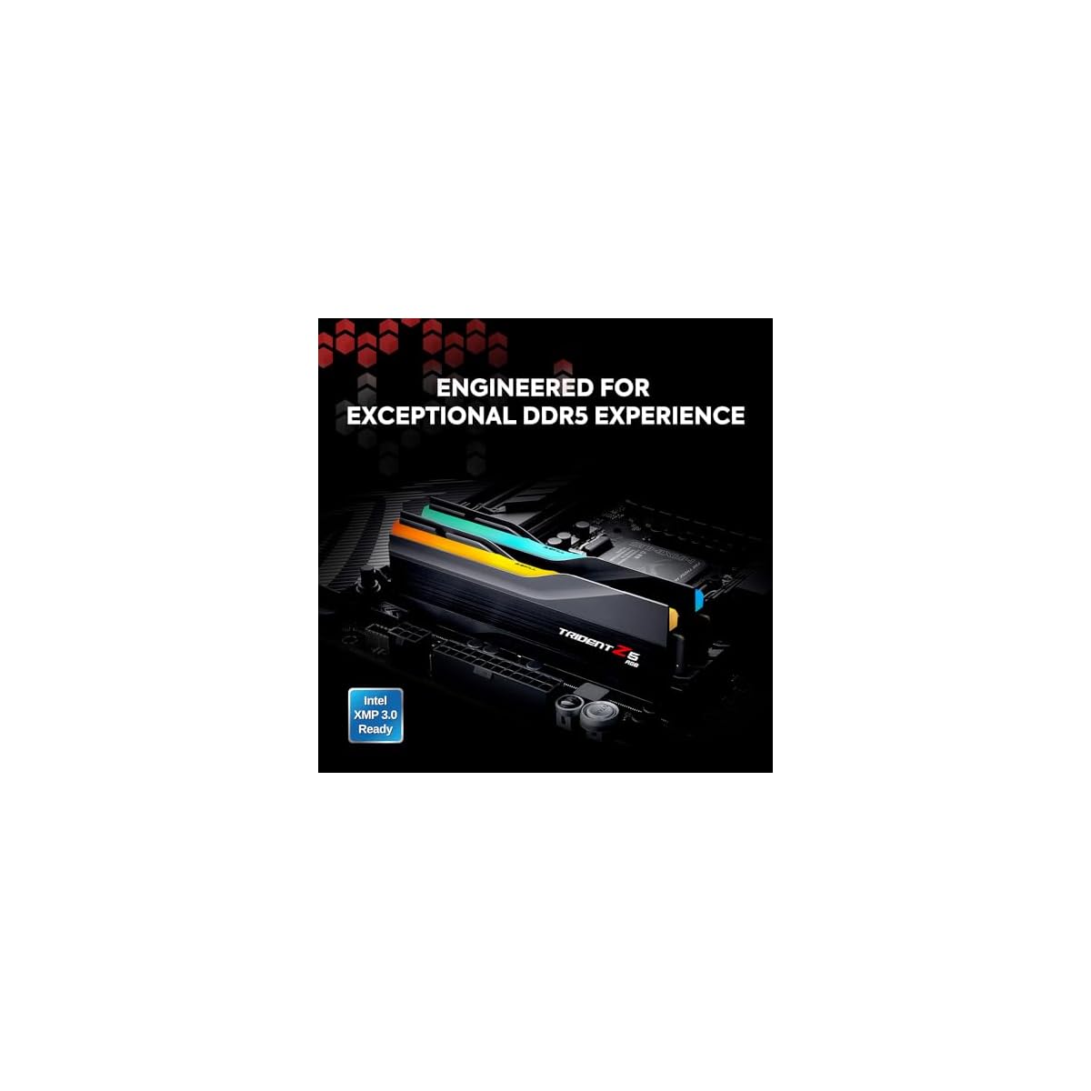 GSKILL-Trident-Z5-RGB-Series-Intel-XMP-30-DDR5-RAM-32GB-2x16GB-6000MTs-CL36-36-36-96-135V-Desktop-Computer-Memoria-UDIMM--Nero-opaco-F5-6000J3636F16GA2-TZ5RK