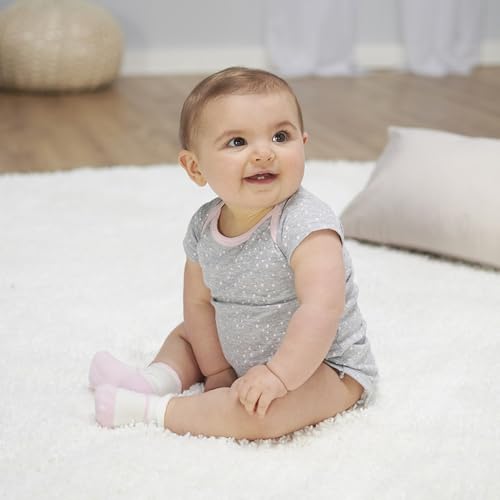 Image of Gerber Unisex Baby 5-Pack Short Sleeve Variety Onesies Bodysuits