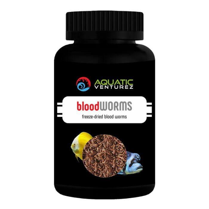 Aquatic Venturez Blood Worms | Size: 20 Grams | Aquarium Freeze Dried Fish Food | Indian Fish Monsters (IFM) (B0CH5HCFVK) Amazon Price History, Amazon Price Tracker