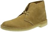 clarks men's desert boots Befestigung: Schnürung Clarks Originals Herren Kurzschaft Stiefel Desert Boots, Gelb (Oak Nubuck Oak Nubuck), 42 EU