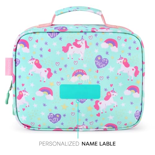 mibasies Kids Lunch Box for Girls and Boys Toddler Insulated Lunch Bag