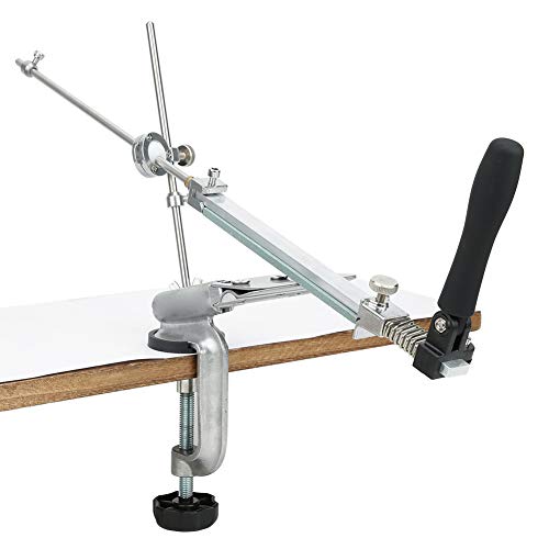 Knife Sharpener Professional Reversible Bracket with 4 Sharpening Stones for Home Improvement Kitchen Accessories