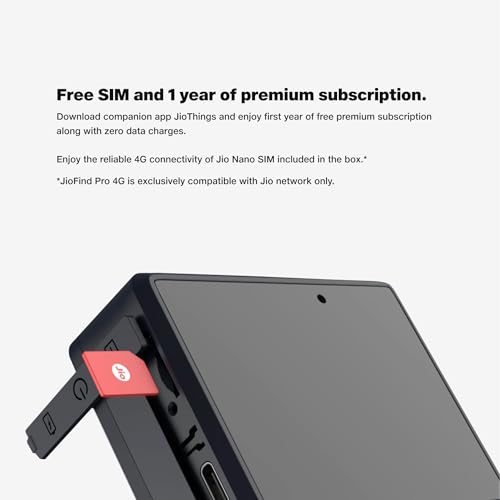 Image of JioFind Pro 4G | Truly Wireless GPS Tracker | Track Car, Bike, Shipments, Luggage, Valuables| 10000maH Battery | Voice Monitor | GeoFence & Overspeed Alerts| Magnetic Mount| 1Y Free Sub| Jio Locked